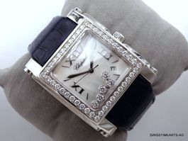 CHOPARD HAPPY SPORT SQUARE XL 8447 PERLMUTT & DIAMANTEN