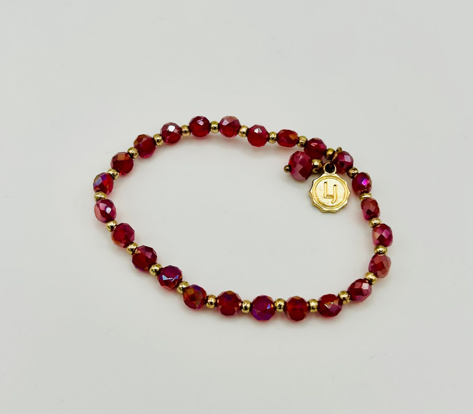 Bracelets: Rotes Perlenarmband – D'occasion à Turgi par dewi2003