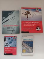 4 Avalanche Book Set. Skiing Mountaineering Safety