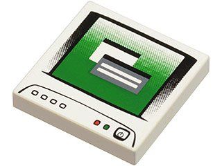 Lego Jeux de construction: Lego Fliese (3068pb0062)mit Computermonitor – D'occasion à Basel par Swi-7621
