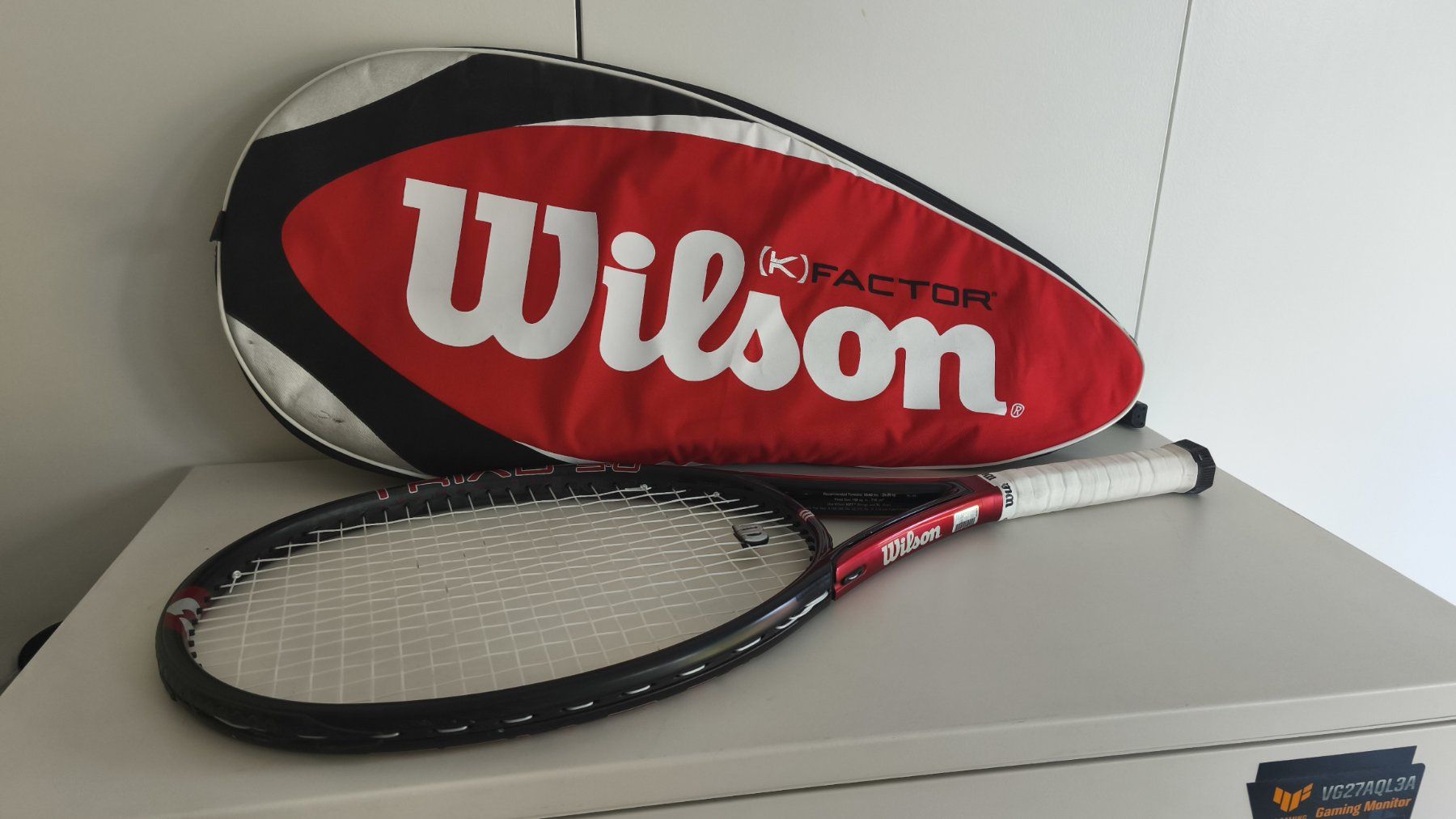 Wilson Schläger: Wilson Triad 5.0 Racket mit Hülle – Gebraucht aus Hagendorn von Thom.74 3