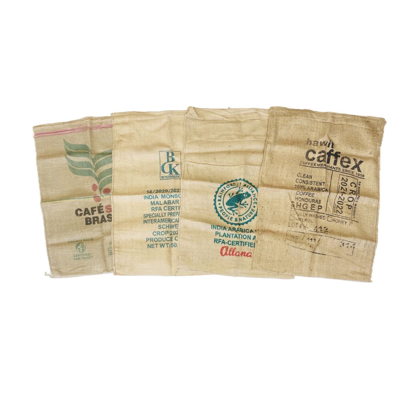 Tessuti: 4 x Kaffeesack – Usato da Ebikon venduto da Weinkisten-Tom