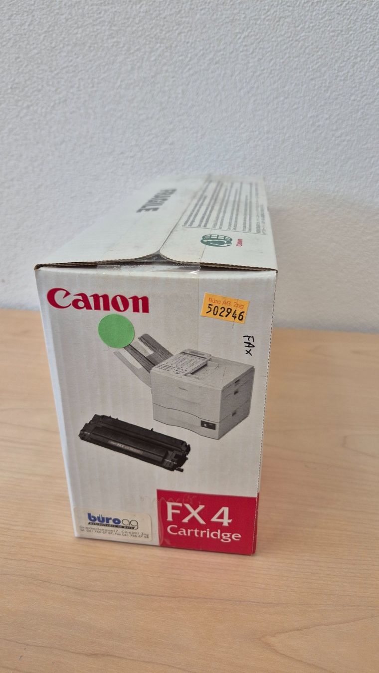 Canon Cartucce per stampanti & toner: Canon Toner FX4 Cartridge – Nuovo e nell'imballaggio originale da Elgg venduto da computerbrocki 1