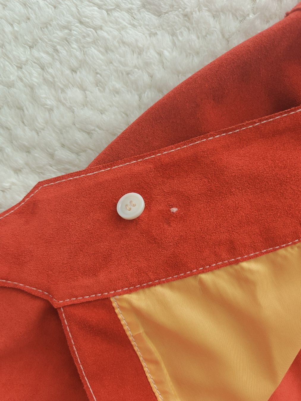 Gonne: Guy Rover Red Suede Wrap Skirt – Usato da Wabern venduto da kat_w92r 5