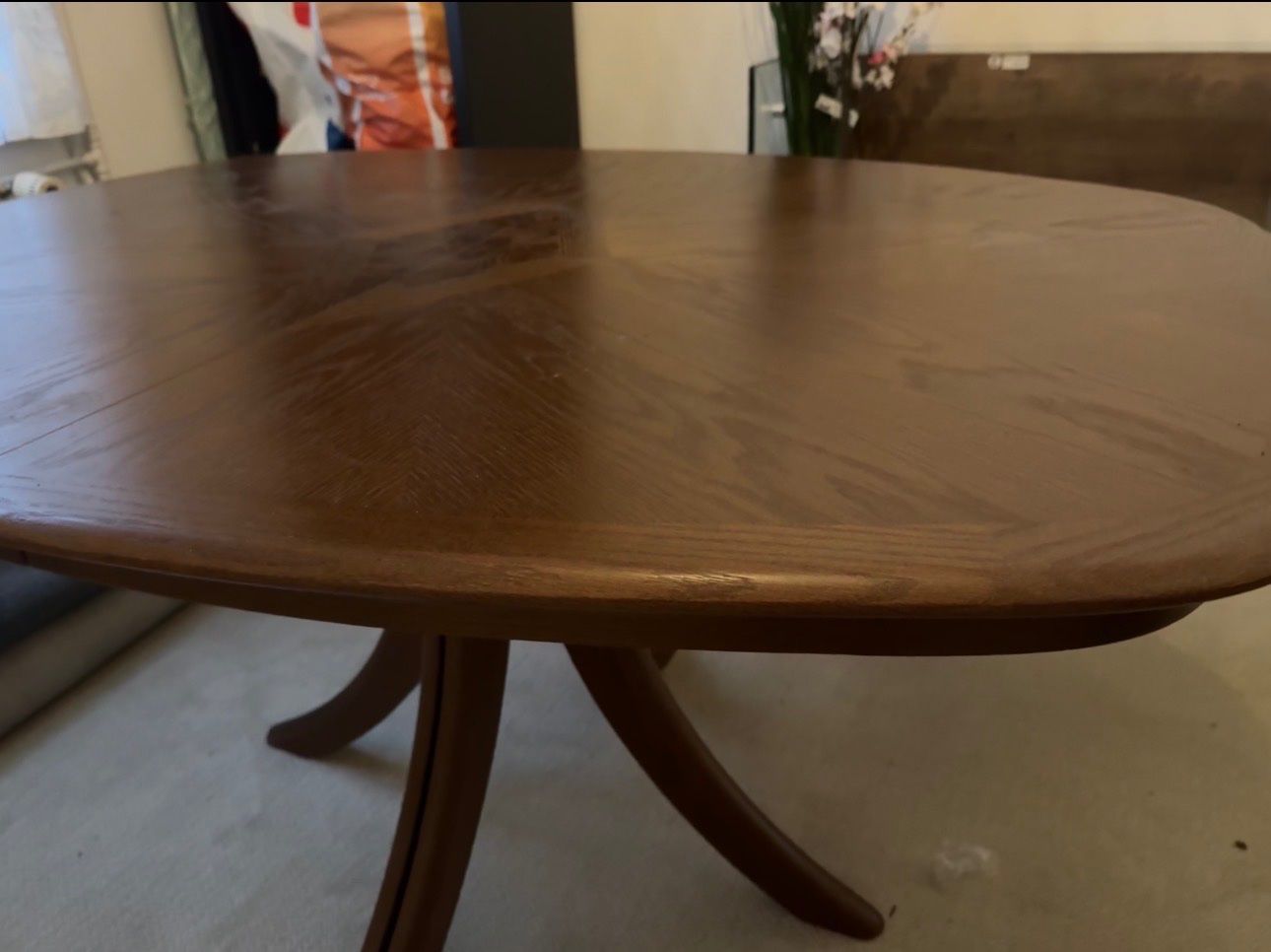 Tavoli: Table ovale extensible vintage en bois massif – Usato da Ecublens VD venduto da ame_km6d 2