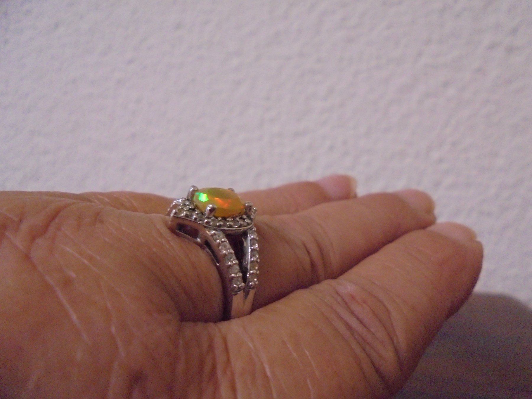 Anelli: Echtschmuck: Silberring 925er mit Welo-Opal / 56 – Nuovo (secondo la descrizione) da Zuchwil venduto da maumauchi 8