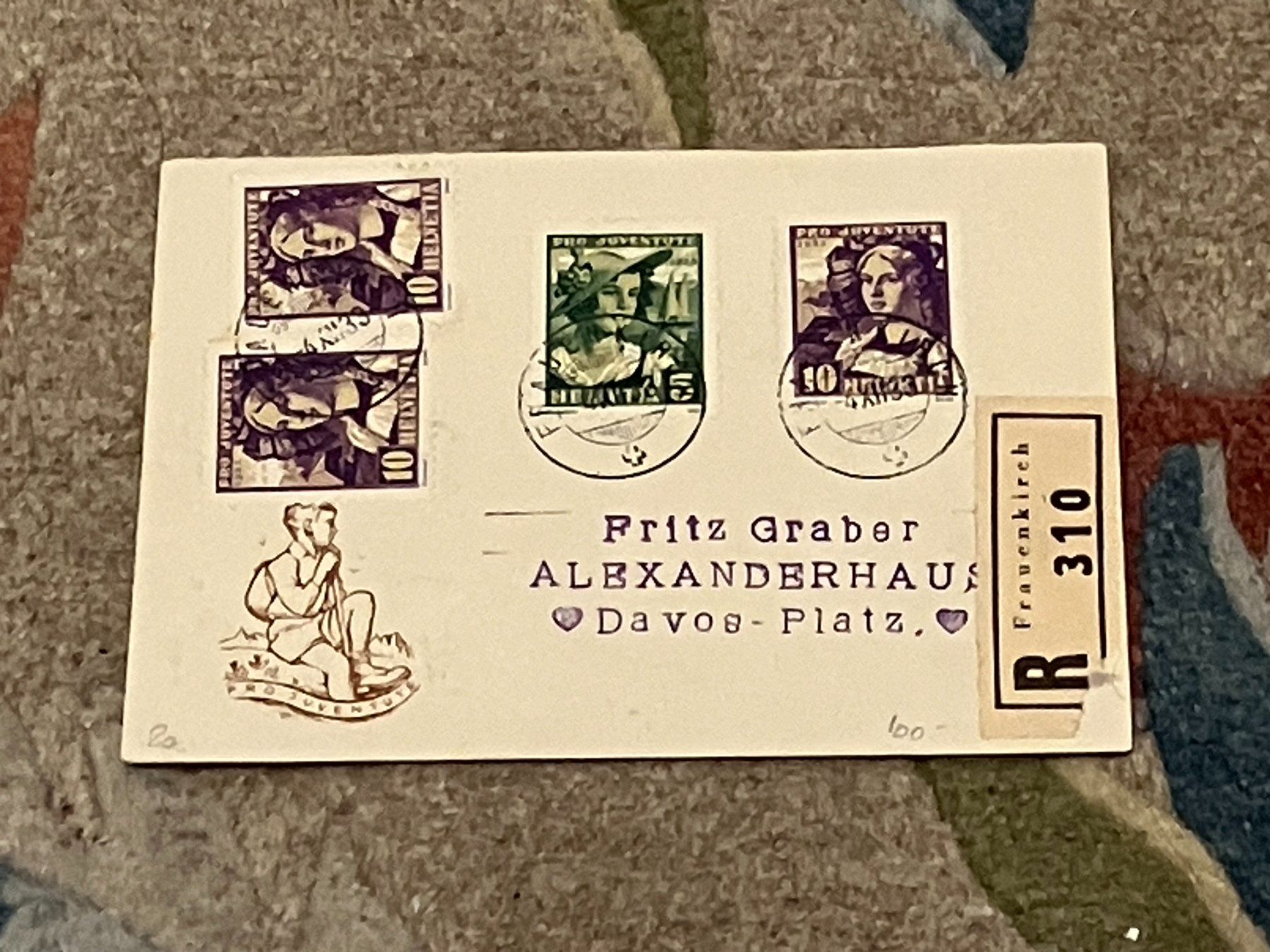 Alle Briefmarken: 1 Brieflein Pro Juventute – Neu (gemäss Beschreibung) aus Koblenz von mar_c2pj