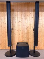 Fohhn PA-Anlage mit 2 Säulenlautsprechern und Subwoofer