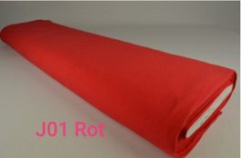 Baumwolljersey Rot Uni