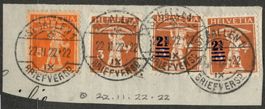 CH - Tellknabe - Ausschnitt mit Stempel 22.11.22 - 22