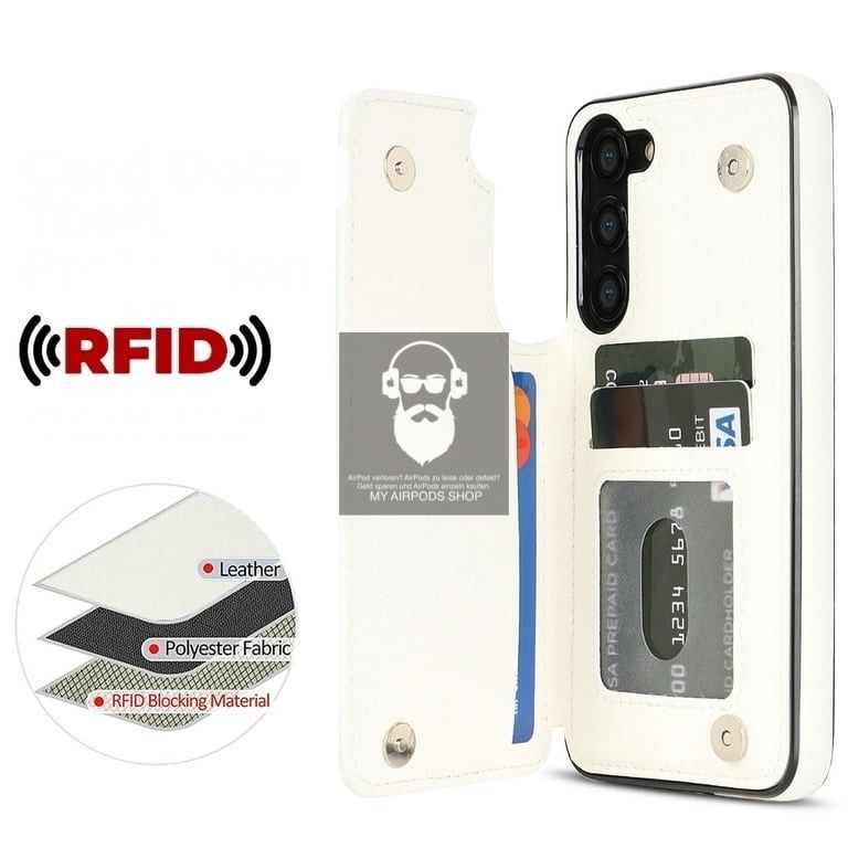 Cover & Protezioni schermo: Schutzhülle Etui Cover Samsung S23 Plus mit Kartenhalter – Nuovo e nell'imballaggio originale da Basel venduto da MY.AIRPODS.SHOP 7