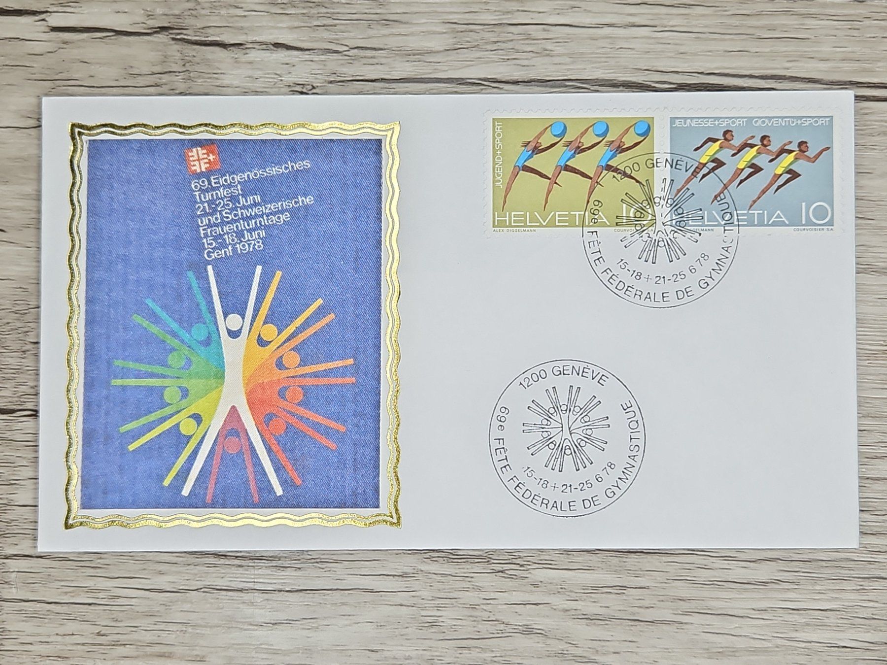 Alle Briefmarken: CL03 Enveloppe + Timbre Suisse 1978 – Gebraucht aus Cousset von Patrick_Collections