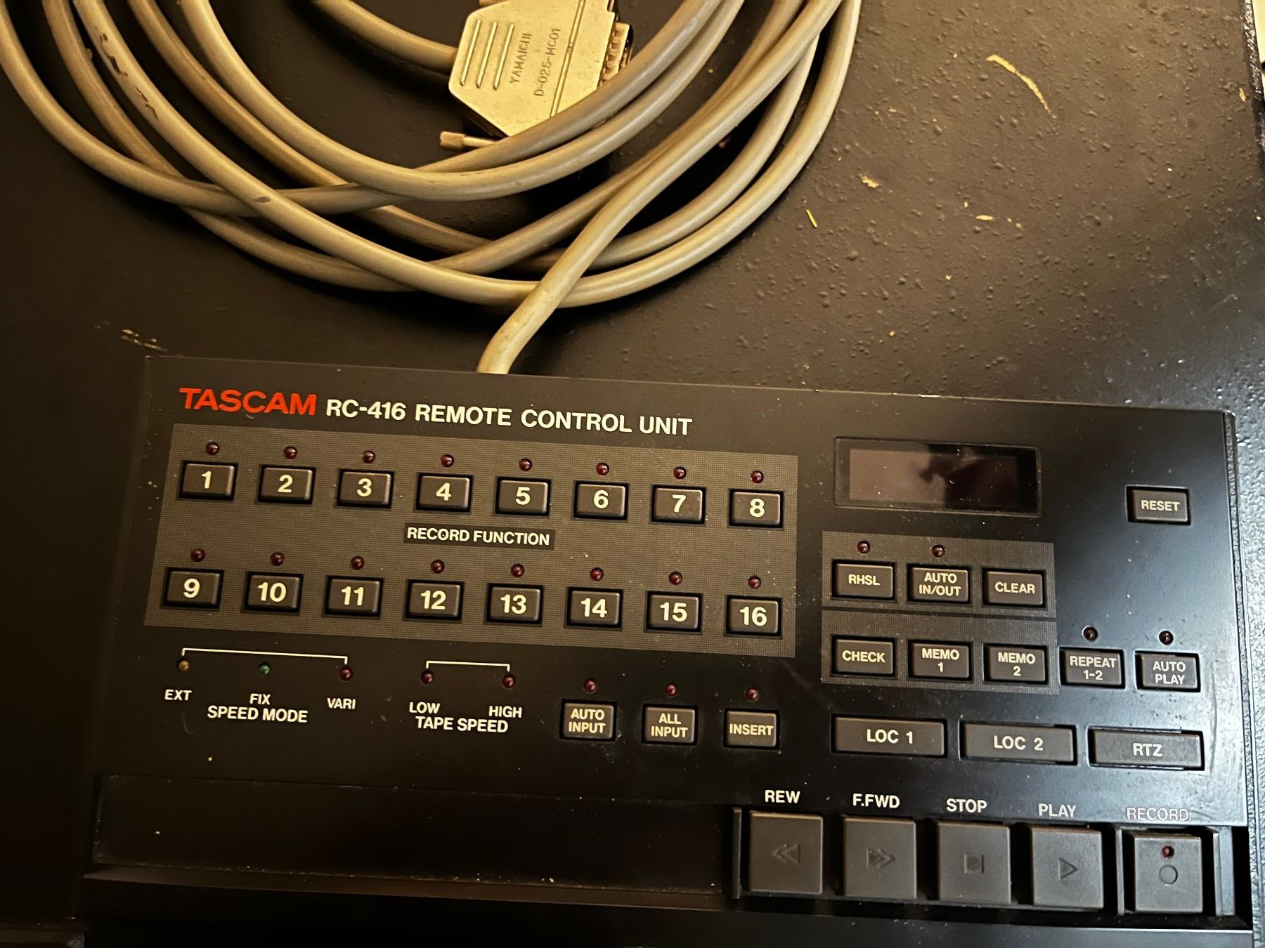 Tascam Apparecchi a nastro: Tascam RC-416 Remote Control – Usato da Zürich venduto da Voggy73