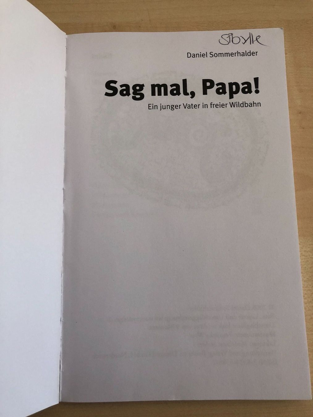 Libri: Daniel Sommerhalder: Sag mal, Papa! – Usato da Aarau venduto da R-O-G-E-R 1