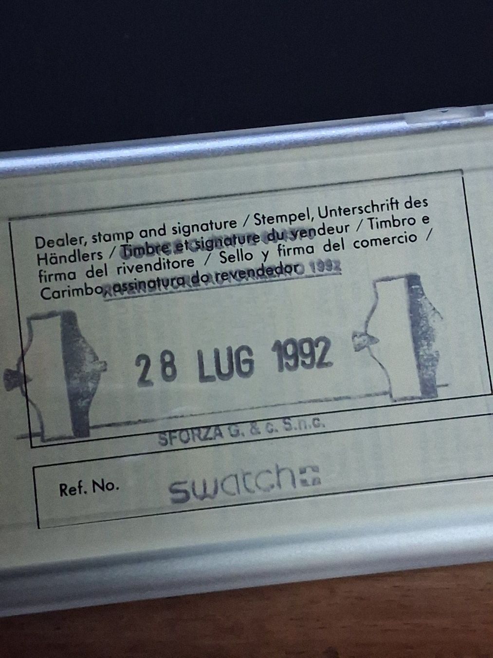 Swatch Orologi: Swatch Chrono JFK Neu Originalverpackt – Nuovo e nell'imballaggio originale da Wilchingen venduto da Juwel_Zanzibar 2
