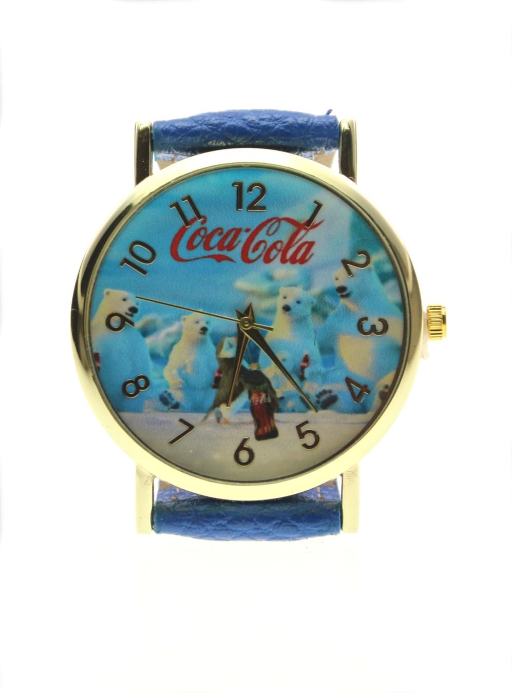 Armbänder & -reifen: Coca Cola Armbanduhr mit Eisbären Motiv – Gebraucht aus Langenthal von hamster-raeumung