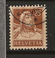 CH175z -Buste de Tell 175z (papier grillé)  obl.