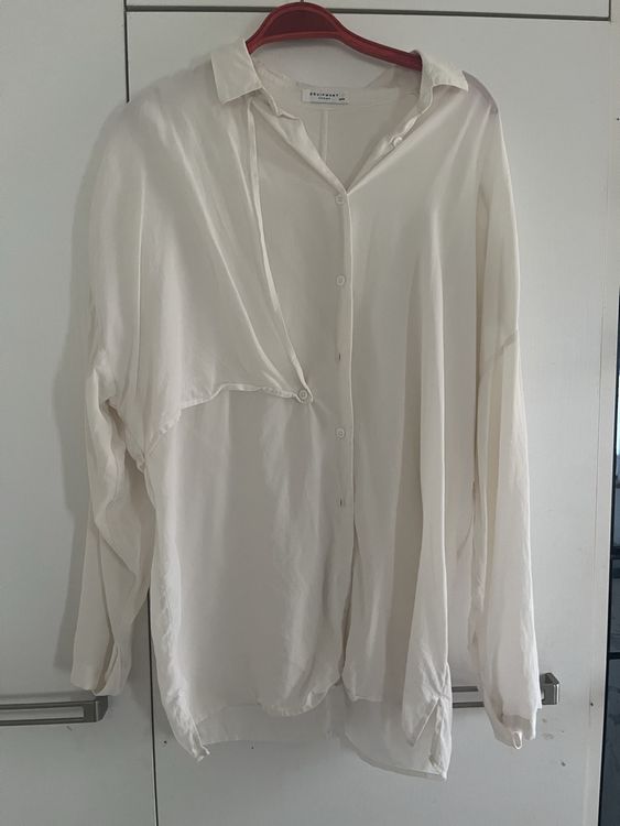 LilySilk Damen Reine Seide Hemd Frauen Ungefärbte Natürliche Seide Blusen Mädchen Klassische Basic Stil Langarmshirt Für Arbeit Casual Tägliche Kleidung(Goldgelb,XXL