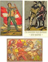 6 AK BUNDESFEIERKARTEN No. 1 - 6  1910 - 1913