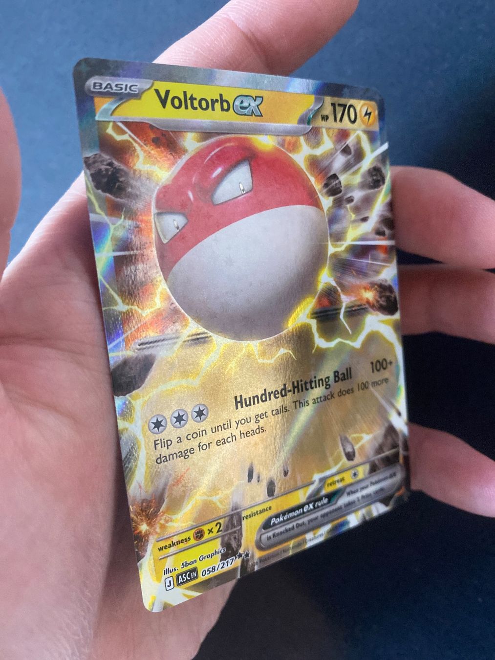 Pokémon Carte collezionabili: Voltorb ex 58 - Voltobal ex - Ascended Heroes - EN – Nuovo (secondo la descrizione) da Hausen AG venduto da Shrade 1