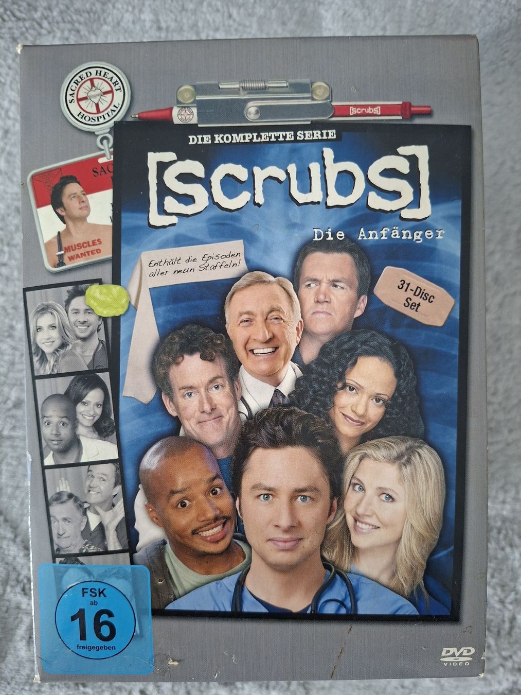 Tutti i DVDs: SCRUBS  STAFFEL  1 - 9 – Usato da Aesch BL venduto da Burschi59