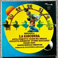 Ponchielli La Gioconda Gavazzeni UK Box 3 LPs GEWASCHEN