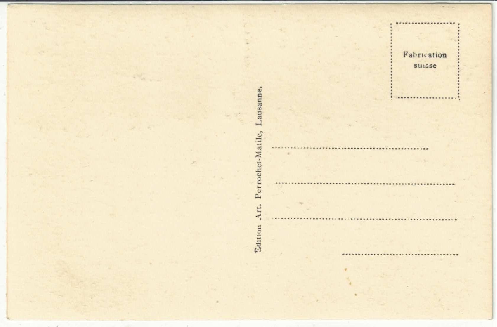 Cartoline postali: Vue totale du chemin de la Gemmi – Usato da Ettingen venduto da Kartenplanet 1