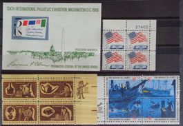 USA: Des timbres neufs ** des années 1948–1986, 3 photos