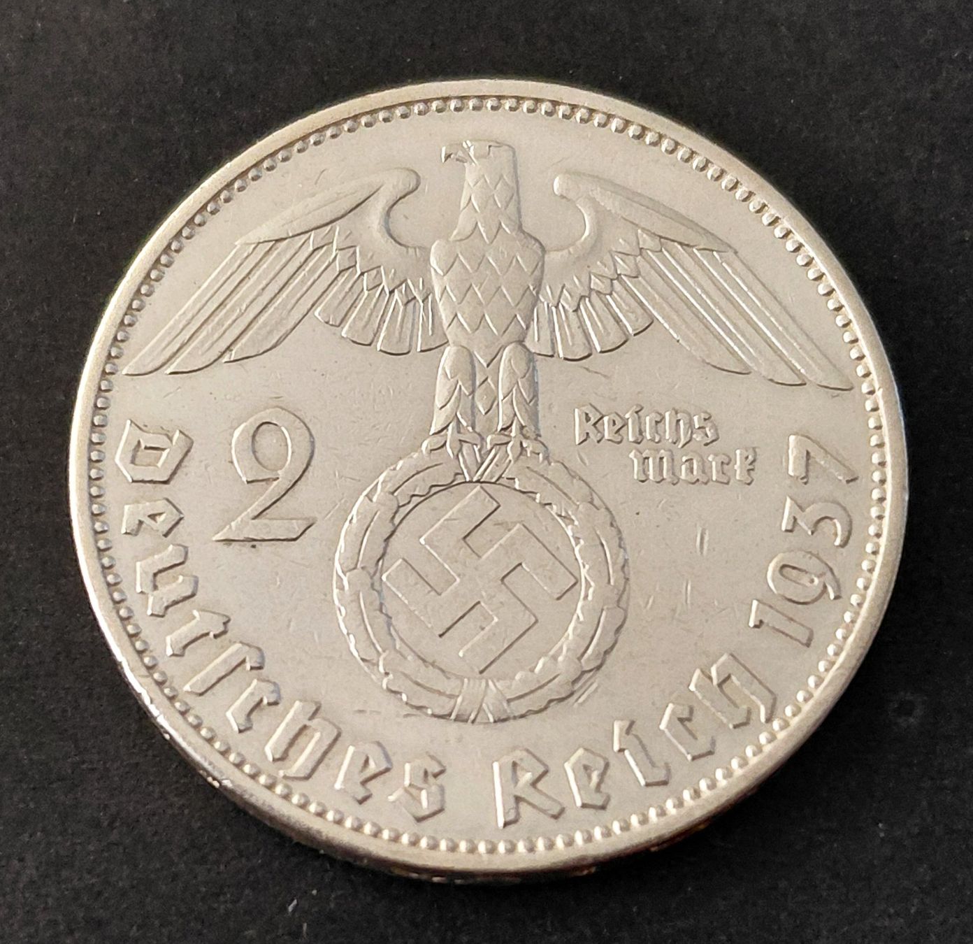 Alle Münzen: Deutsches Reich - 2 Reichsmark 1937 A – Gebraucht aus Ebikon von smartbox