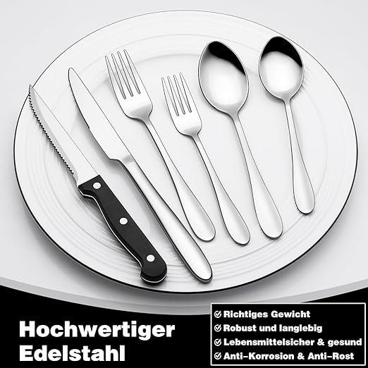 Bestecksets: Besteck Set 12 Personen, 72-teilig – Neu und originalverpackt aus Oberentfelden von Sch_md58 4