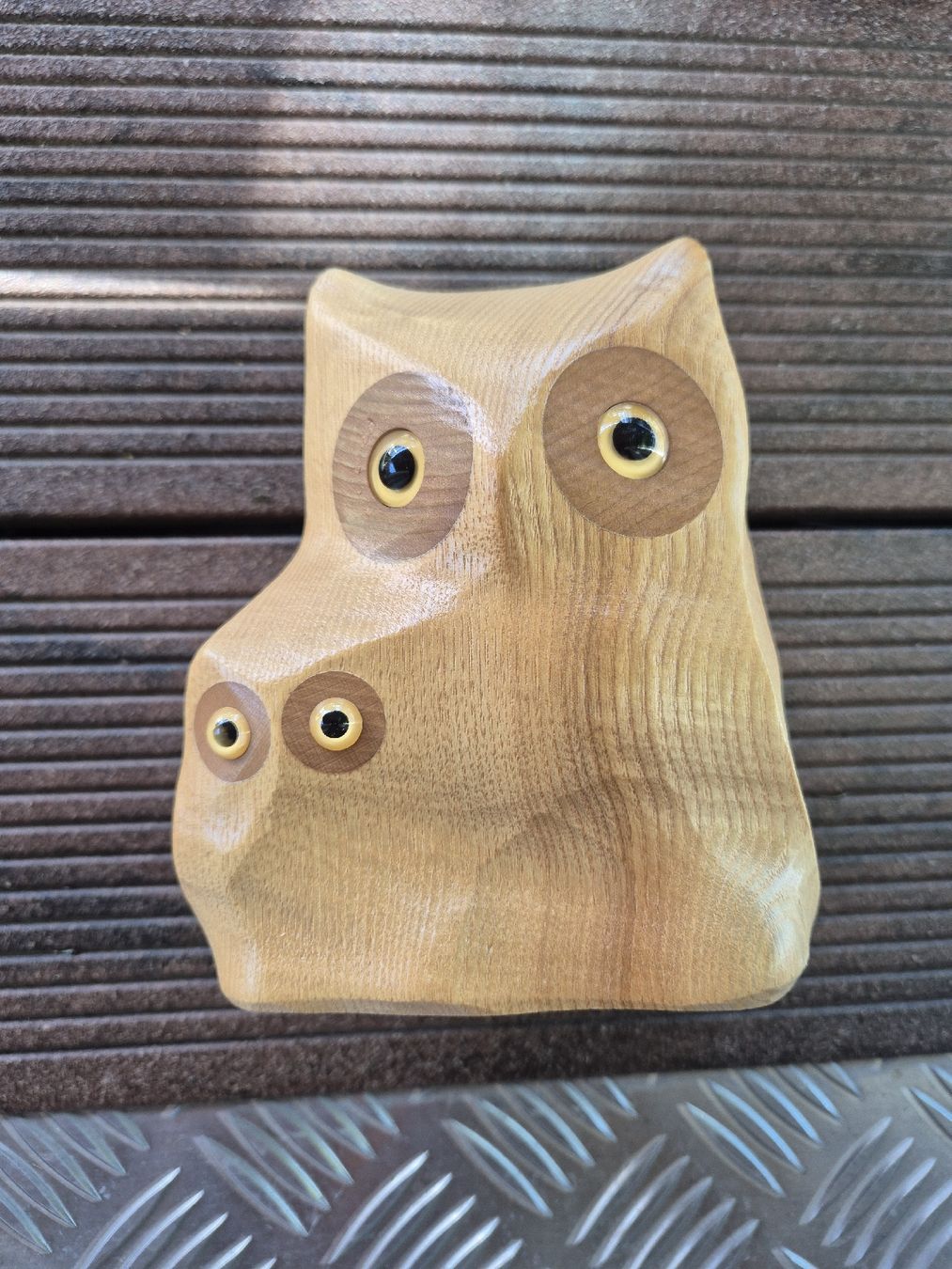 Spardosen: Spardose UBS, Holz, Eule – Gebraucht aus Villmergen von MONCHHICHI