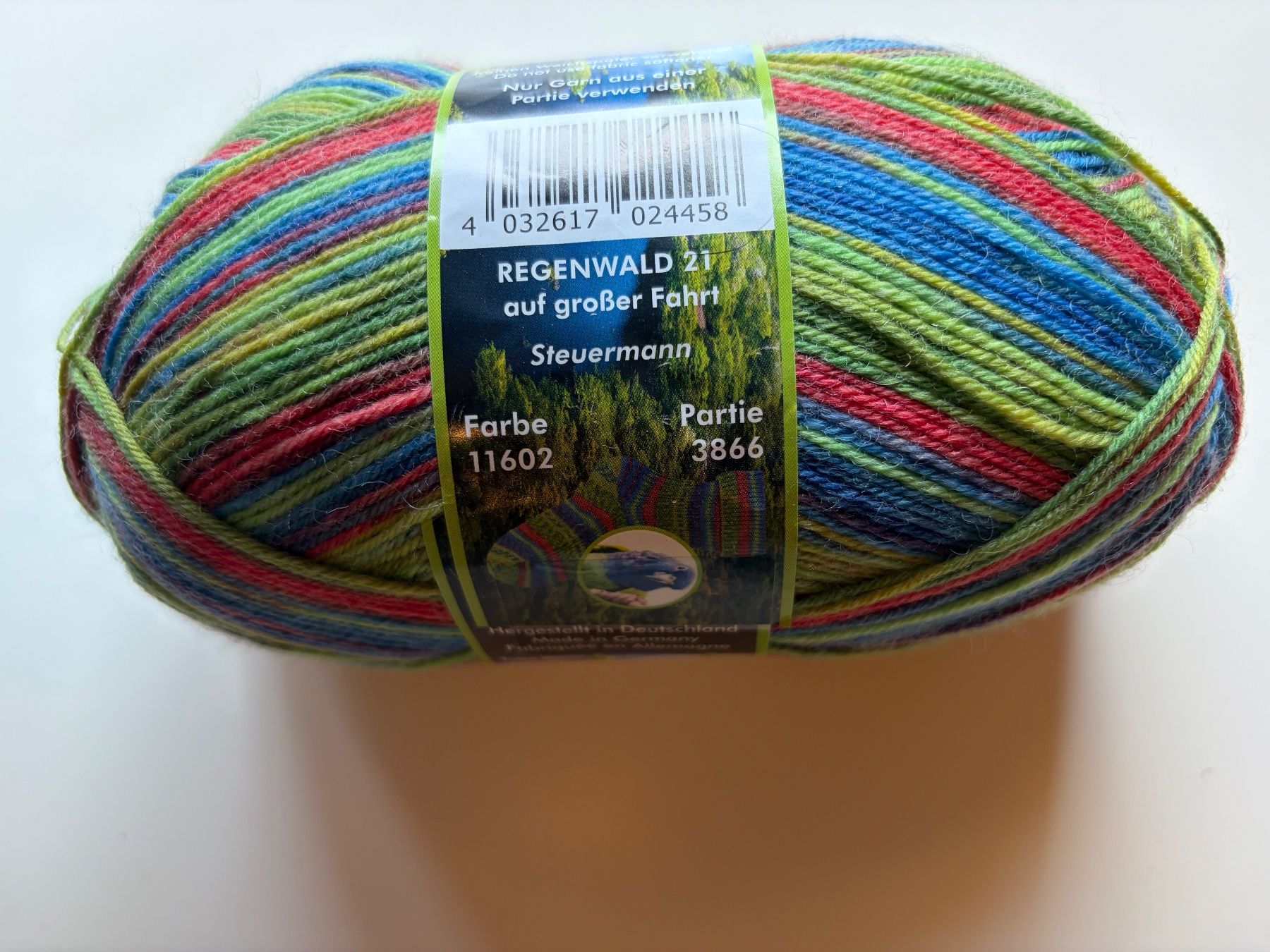 Lana: 1Knäuel Opal Sockenwolle – Nuovo e nell'imballaggio originale da Büsserach venduto da bor_s88m 1
