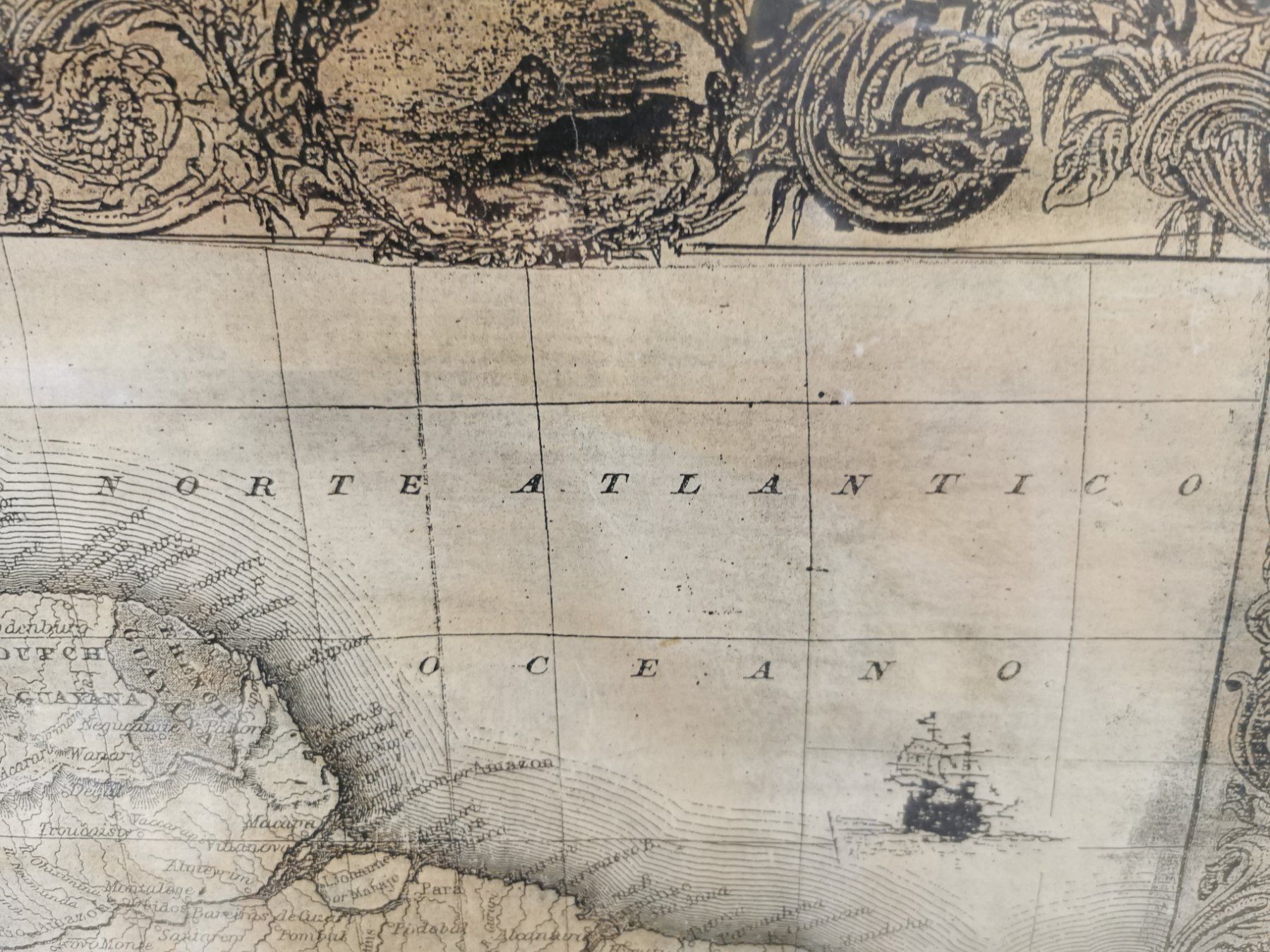 Cartine & Atlanti: CARTE GÉOGRAPHIQUE SUD AMERICA 1859 – Usato da Genève venduto da Qanil77 4