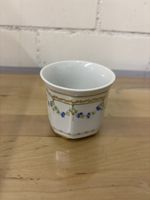 Vintage Übertopf, Blumentopf, Porzellan mit Golddekor