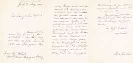 Max Huber 1874-1960 Autogramm Brief A4 Rotes Kreuz 1944 2.WK