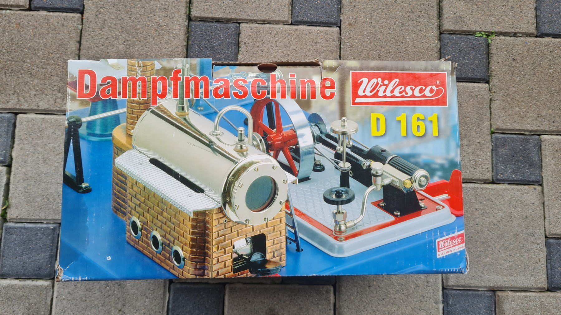 Wilesco Kit di modellismo & Modellini statici: Originalkarton / Dampfmaschine / Wilesco D 161 – Usato da Safenwil venduto da Husqi2000 1