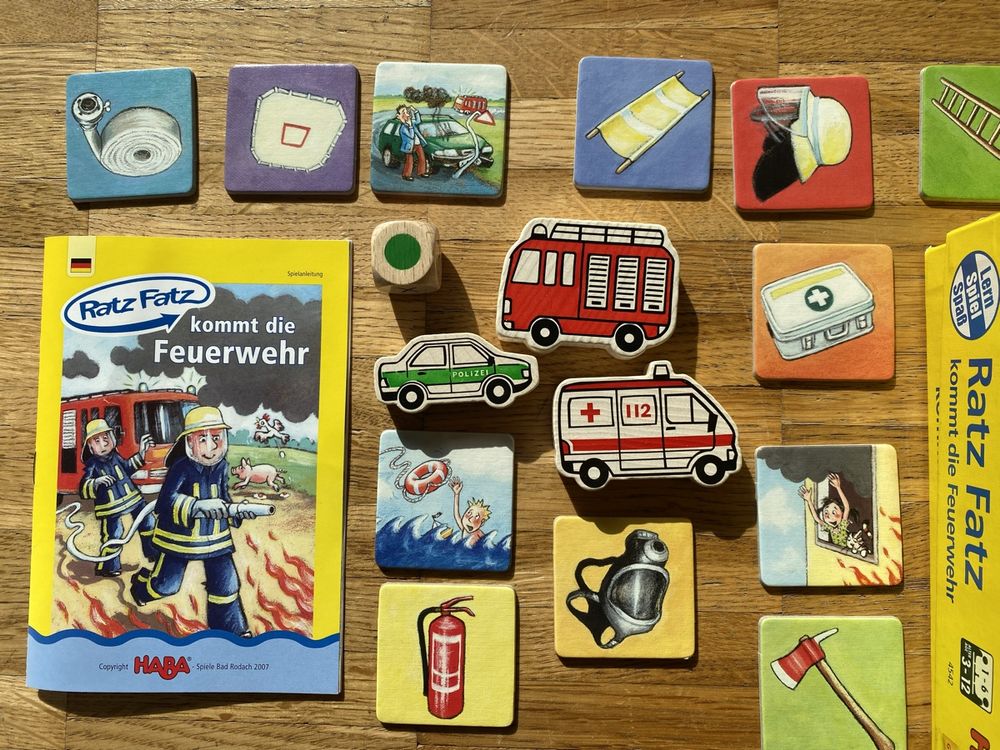 Haba - Ratz Fatz kommt die Feuerwehr 3-12 Jahre Brettspiel | Kaufen auf ...