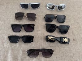Sonnenbrillen Set, 9 Stk. verschiedene Modelle, guter Zustan