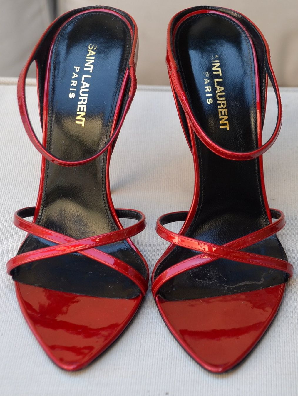 Saint Laurent Damenschuhe: Saint Laurent Sandalen / sandales .38 – Gebraucht aus Collonges von arashee 2