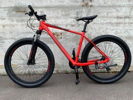 27.5 Zoll Hardtrail Velo 21-Gang Shimano Parts ROT MATT NEU