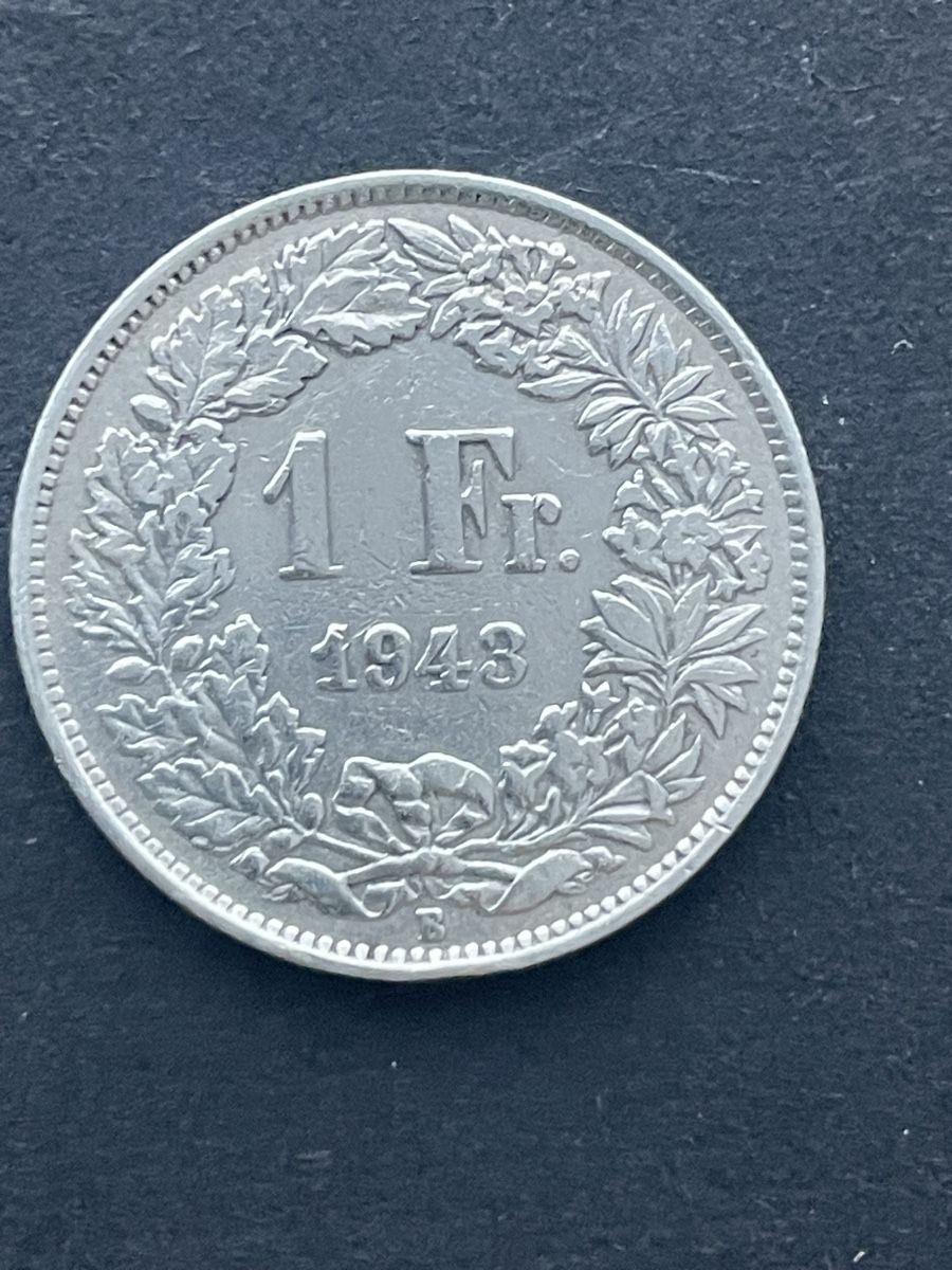 Tutti le monete: 1.- Silber CH Jahr 1943 – Usato da Meierskappel venduto da Hala03