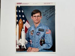 Weltraum OU Bob Cenker NASA Original Porträt 8*10 signiert