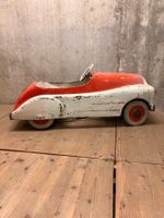 Ferbedo Tretauto rot weiss gebraucht Vintage Zustand