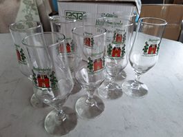 8 STK BIERGLÄSER HOPFENPERLE SPEZIAL - FELDSCHLÖSSCHEN