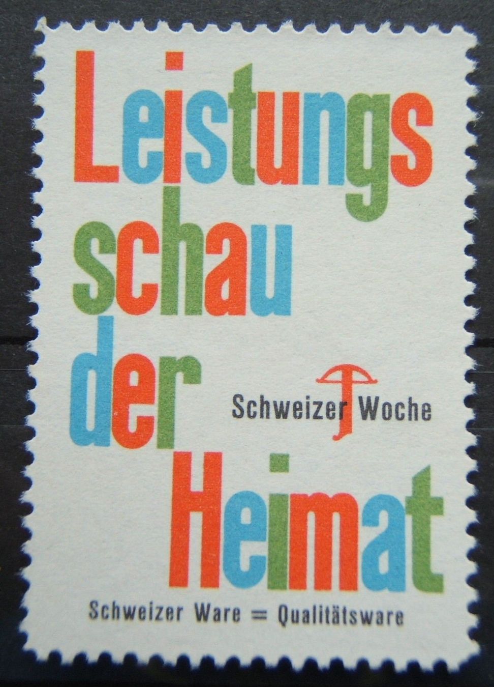 Tous les timbres: VIGNETTE SCHWEIZER WOCHE 1958 – D'occasion à Brunnen par Nonne04