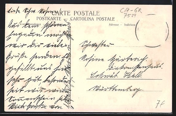 Cartoline postali: AK Zuoz, Gesamtansicht mit Umgebung – Usato da Berlin venduto da bartko-reher 1