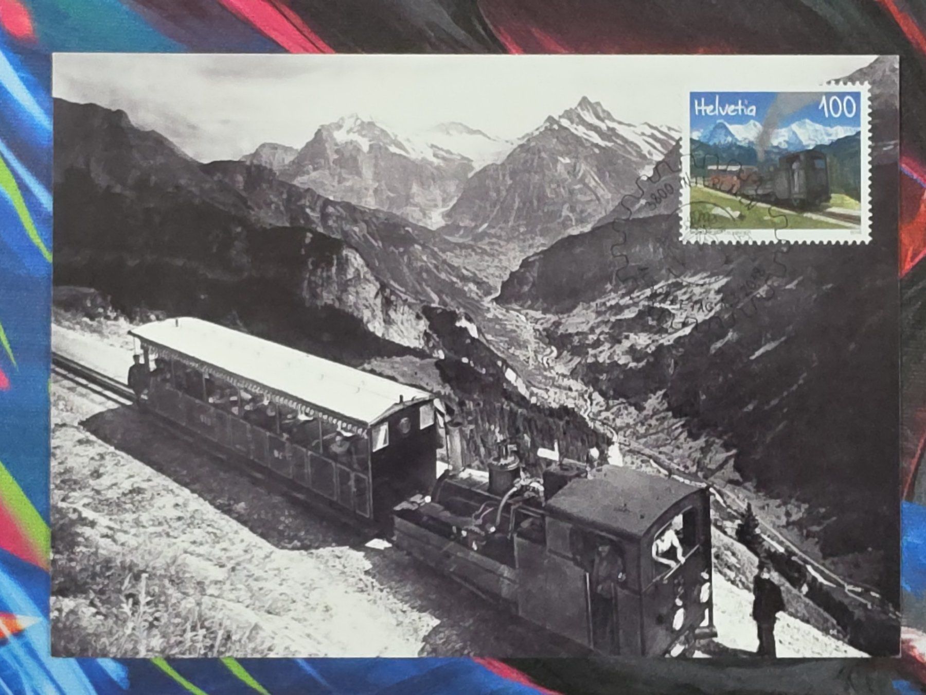 Cartoline postali: CL26 Carte Postale + Timbre Suisse 2018 – Usato da Cousset venduto da Patrick_Collections