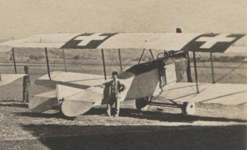 Cartoline postali: FLUGPLATZ DUEBENDORF ZH 1923 Doppeldecker-Flugzeug – Usato da Wil SG venduto da Clanx 1