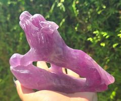🐺💜 Fluorit Wolf 💜🐺726g