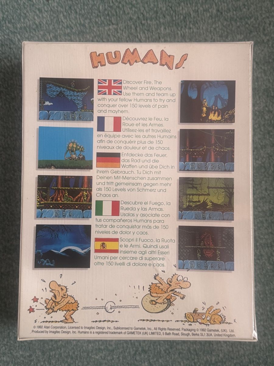 Giochi: Retro Big Box PC Game Humans 1 & 2 – Nuovo e nell'imballaggio originale da Birmensdorf ZH venduto da alexapat 1